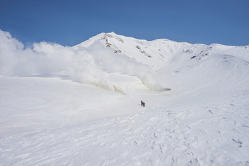 大雪山 旭岳の噴気孔
