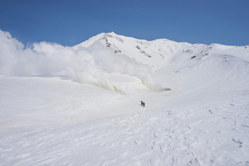 大雪山 旭岳の噴気孔
