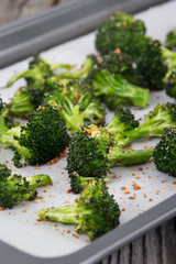 garlic parmesan broccoli side