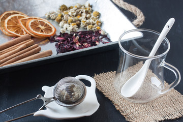assorted herbal tea