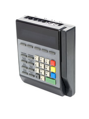 Payment terminal with lcd display
