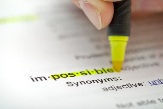 highlighting impossible