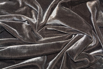 Dark Grey Velvet draped for the background