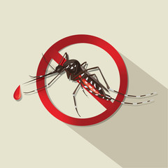 illustration. mosquito