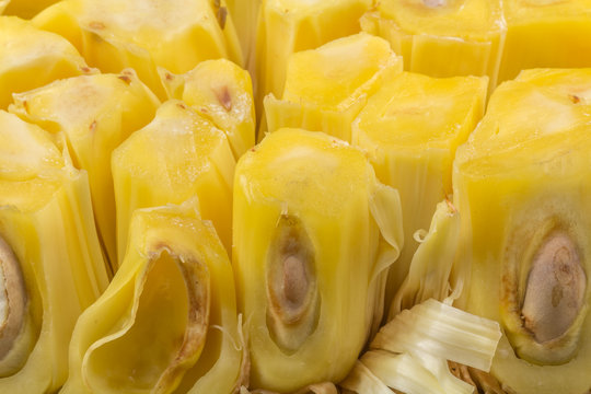 gousses de jacque, fruit du jacquier 