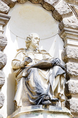 Shakespeare Skulptur vor der Semperoper in Dresden (von Ernst Ju