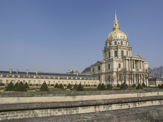 Fototapeta na wymiar Les Invalides in Paris, France