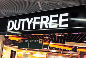 Duty-Free-Shopping am Flughafen