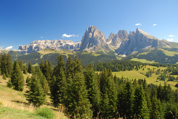 Panorama estivo in Val Gardena