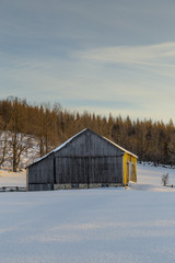 View of an Old Barn