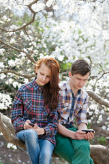 Fototapeta premium quarrel between lovers