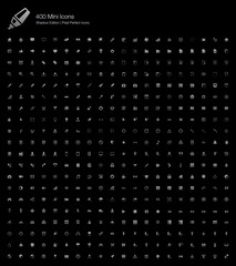 Mini Small Simple Web Pixel Perfect Icons Shadow Edition