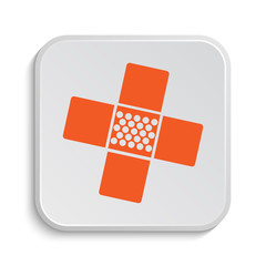 Medical patch icon