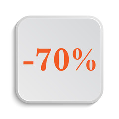 70 percent discount icon