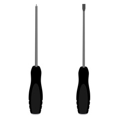 Two screwdrivers vector