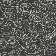 Topographic map, vector illustration, seamless pattern