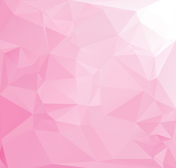 Pink Polygonal Mosaic Background, Creative Design Templates