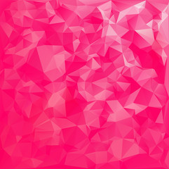 Pink Polygonal Mosaic Background, Creative Design Templates