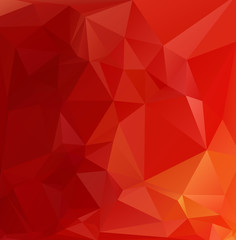 Red Polygonal Mosaic Background, Creative Design Templates