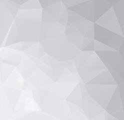Gray White Polygonal Background, Creative Design Templates