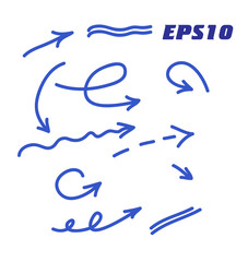 set Arrows and directions signs 