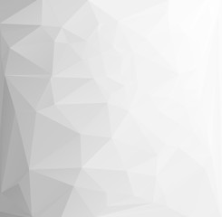 Gray White Polygonal Background, Creative Design Templates