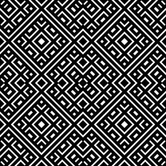 An elegant black and white, vector pattern