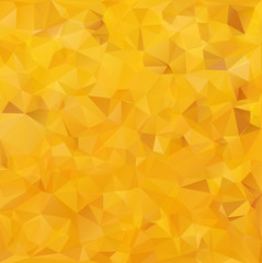 Orange Polygonal Mosaic Background, Creative Design Templates