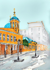 Храм Космы и Дамиана в Москве