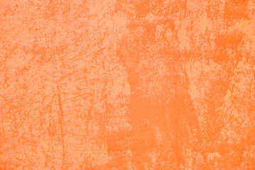 Cement background with a texture of orange wall