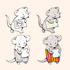 Cartoon mice