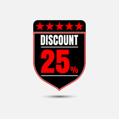 Sale discount icon.