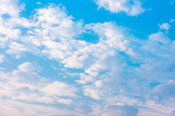blue sky with cloud