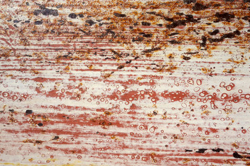 Old metal wall with rust texture background.