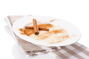 Delicious porridge breakfast.