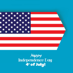 Fototapeta premium American Flag for Independence Day