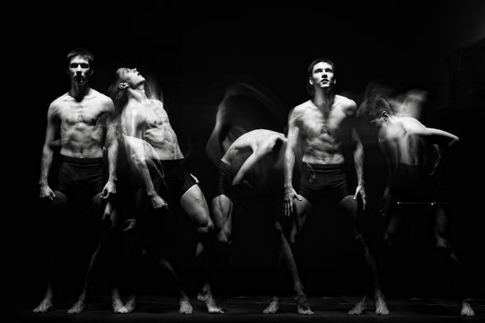 Ballet dancer in black