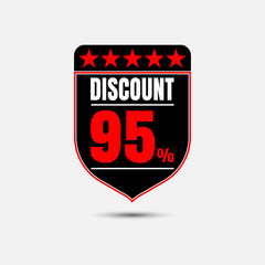 Fototapeta premium Sale discount icon.
