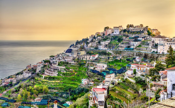 Fototapeta View of Ravello village on the Amalfi Coast