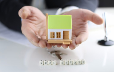 House Agents hands a contract