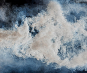 Obraz premium Abstract smoke on a dark background