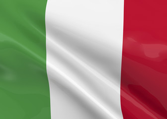 Obraz premium Italy Flag - 3D