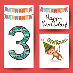 happy birthday design 