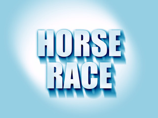 horse race sign