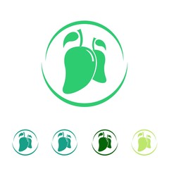 Fruit Fresh Icon Illustration Vector 