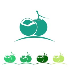 Fruit Fresh Icon Illustration Vector 