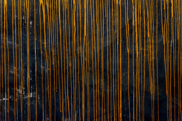 Dripping paint on grunge concrete wall - textured