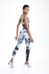 Sports afro american woman