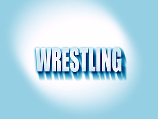 wrestling sign background
