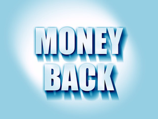 money back sign
